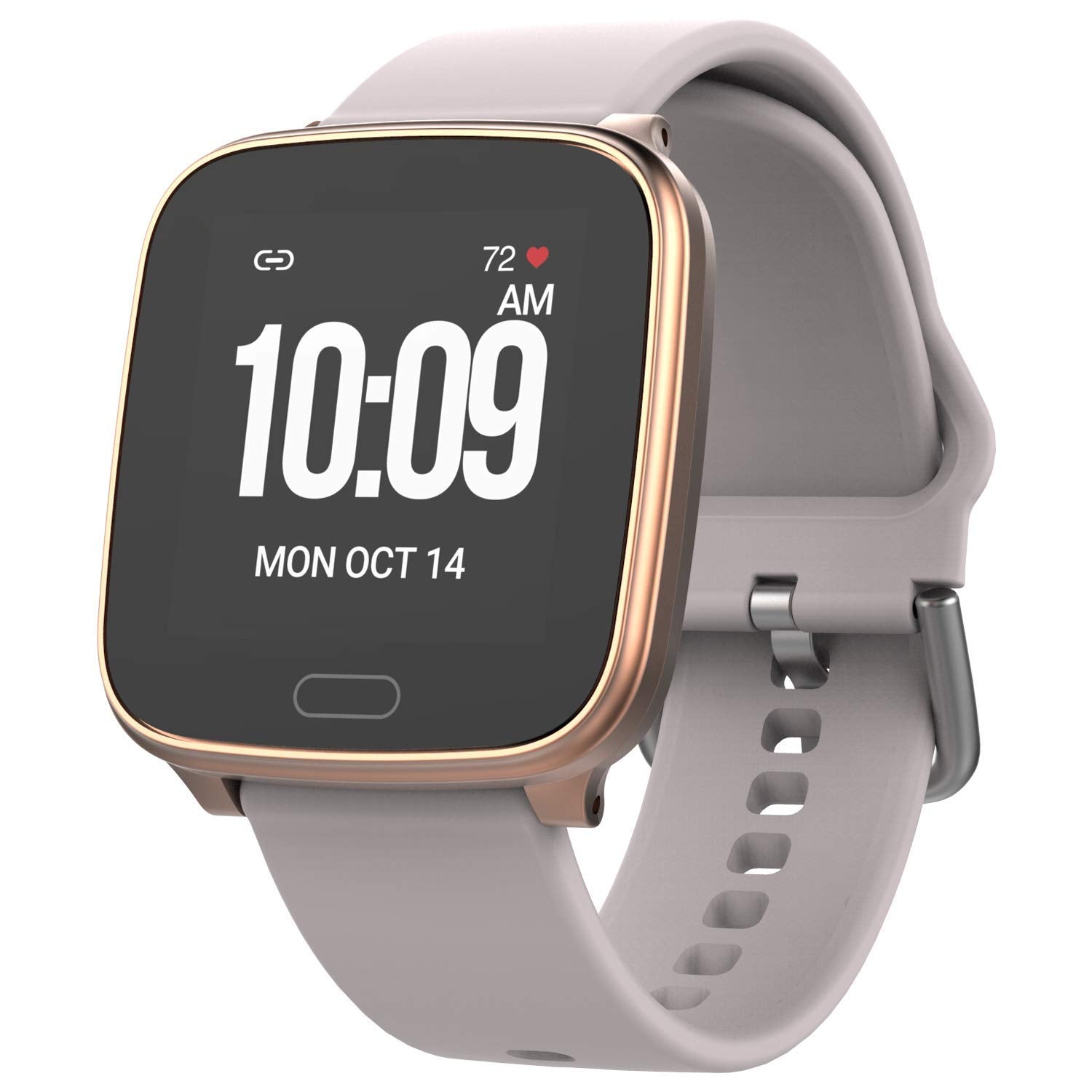iConnect by Timex Active Smartwatch with Heart Rate, Notifications & Activity Tracking 37mm - Rose Gold-Tone with Blush Resin St