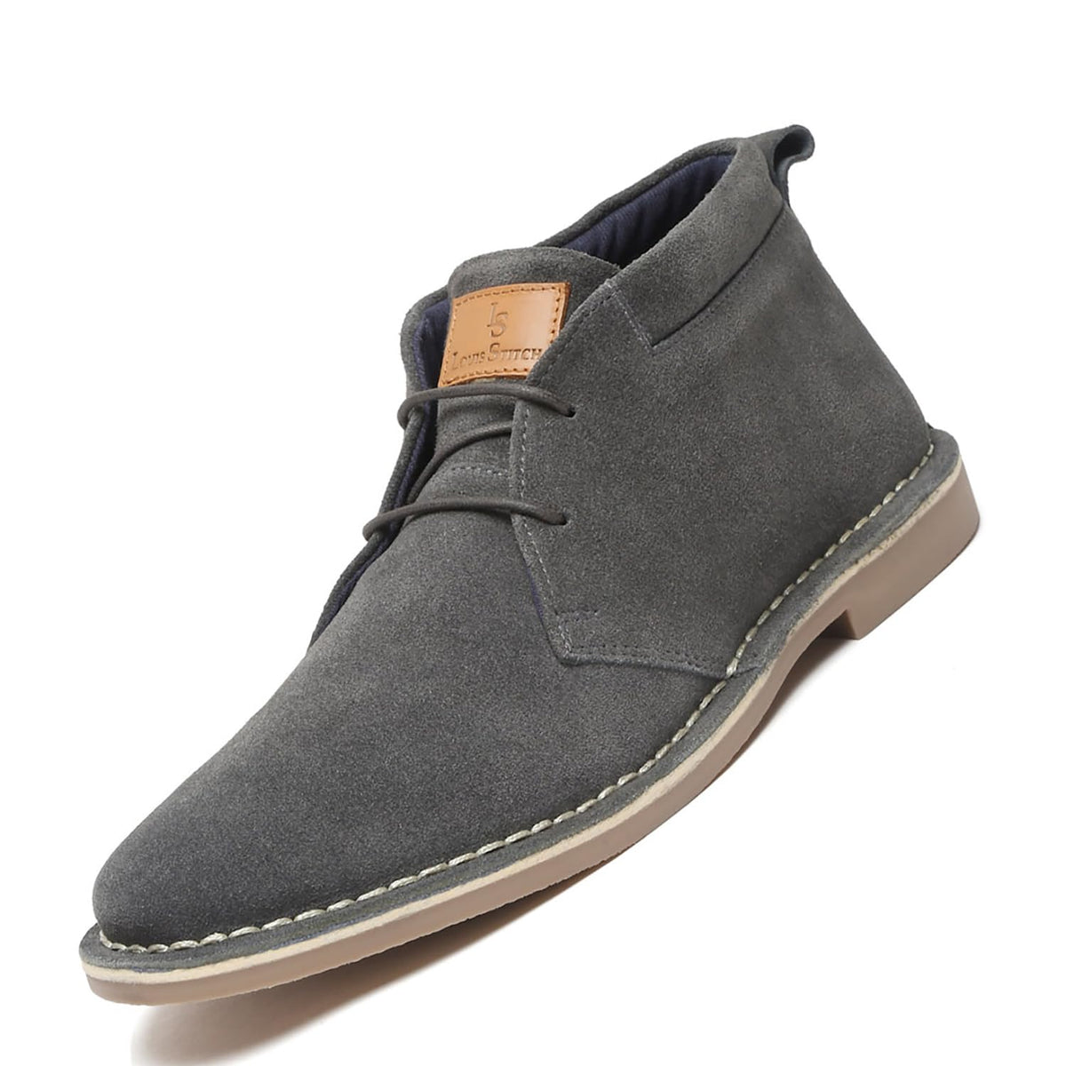 LOUIS STITCH Chukka Boots For Men| Suede Leather Boots for Men| High Ankle Casual Boot | Casual Office & Trekking Shoes | Hiking 12