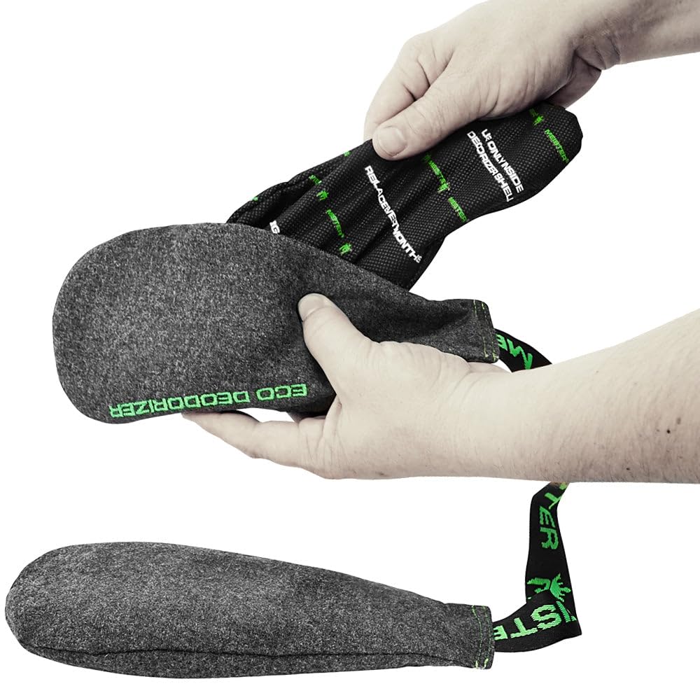 Meister Shoe & Glove Eco-Friendly Deodorant + Refill, Odor Absorbing, Powerful, Refillable, 1 Year Supply, Fresh Linen