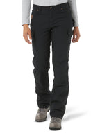 Wrangler Riggs Workwear womens Ranger Cargo Work Utility Pants, Black, 6 30 US