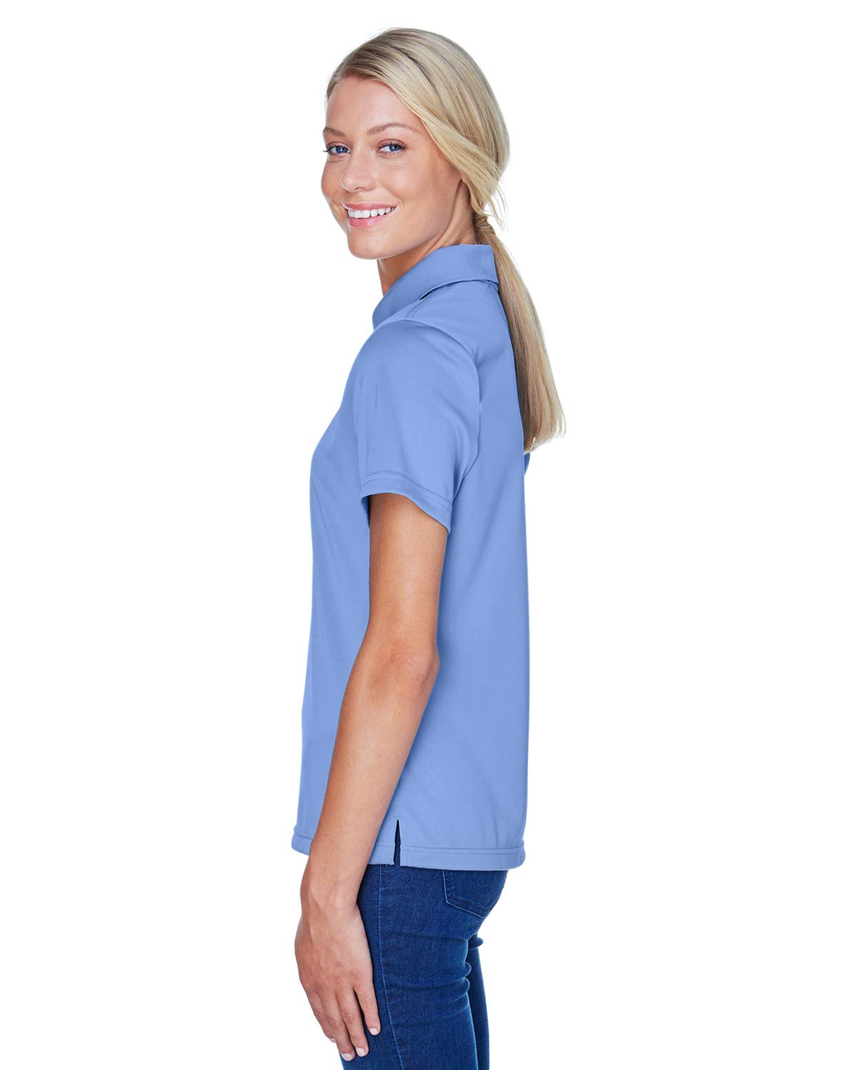 Ladies Advantage Snag Protection Plus IL Snap Placket Polo - DARK cHARcOAL - XS(D0102H76TcT)