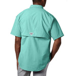 columbia Mens Bahama II UPF 30 Short Sleeve PFg Fishing Shirt, gulf Stream, 3X