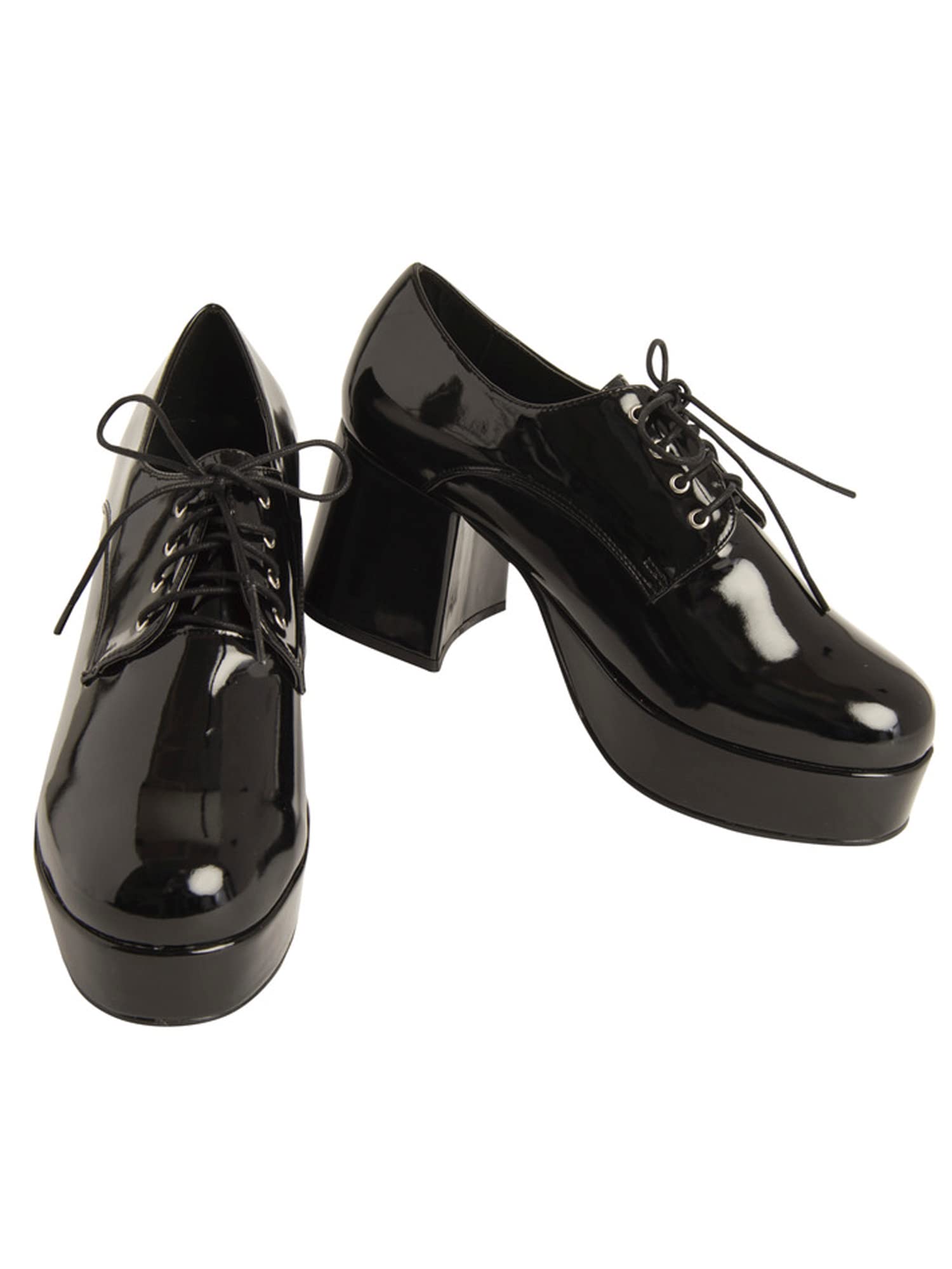 Rubies 283958 Mens Pimp Platform Black Shoes  Size 10-11