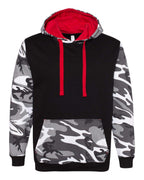 Mens Fashion camo Hooded Sweatshirt - NTRL gRN WD OR - S(D0102H7MD26)