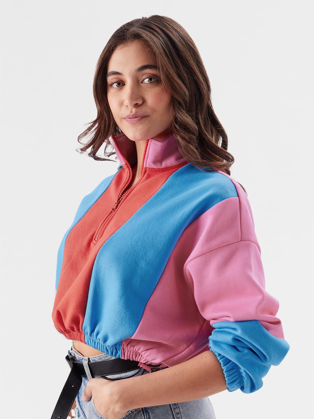 The Souled Store Official Malibu Sweatshirt Women Oversized Sweatshirts Blue