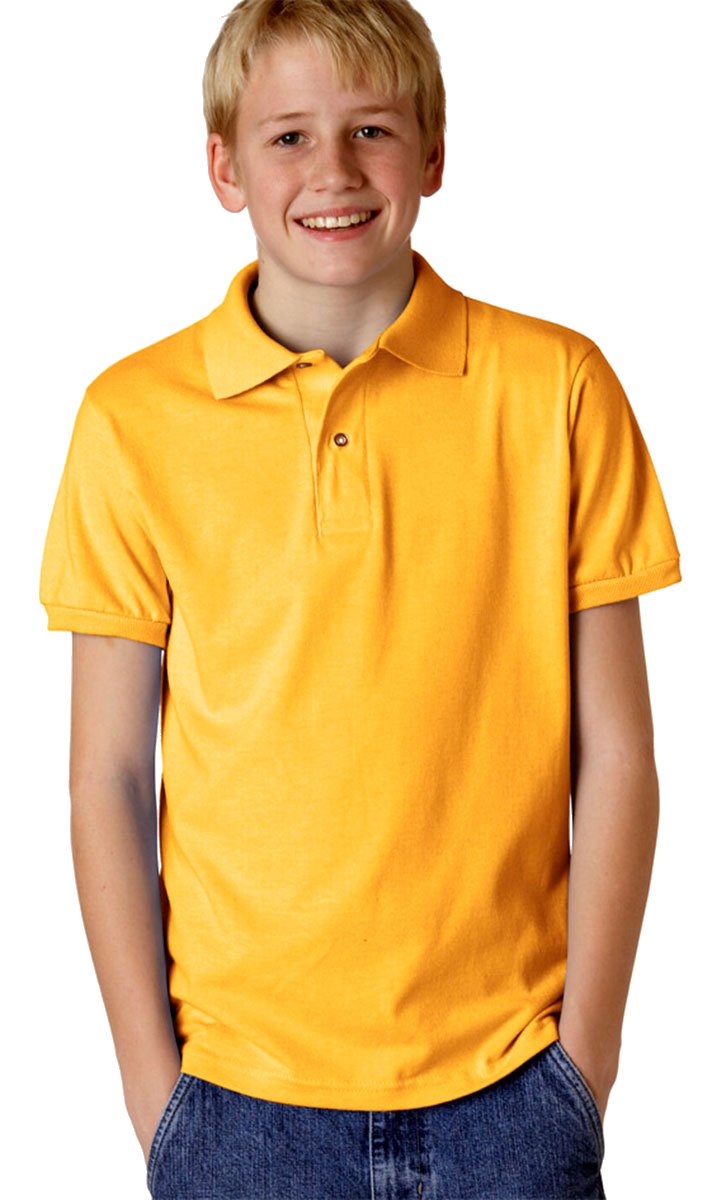 Youth SpotShieldJersey Polo - FOREST gREEN - S(D0102HI3D5g)