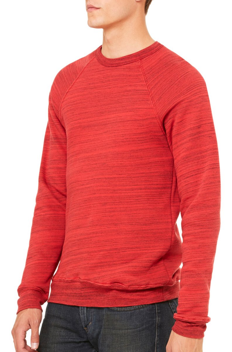 Unisex Sponge Fleece crewneck Sweatshirt - DK gRY MRBLE FLc - M(D0102H7W1N6)