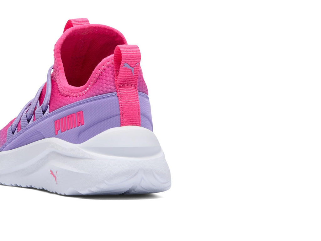 PUMA One4All Sneaker, Glowing Pink-Lavender Alert White, 3.5 US Unisex Little Kid