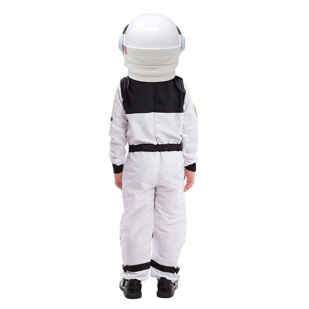 Spooktacular Creations Astronaut Costume with Helmet, Space Suit for Kids and Toddler with Movable Visor Helmet, Kids Astronaut