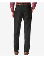 Dockers Men's Relaxed Fit Comfort Khaki Pants, Black Metal, 42W x 30L