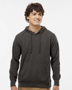Ripple Fleece Pulllover Hooded Sweatshirt - BLAcK - S(D0102H769UT)