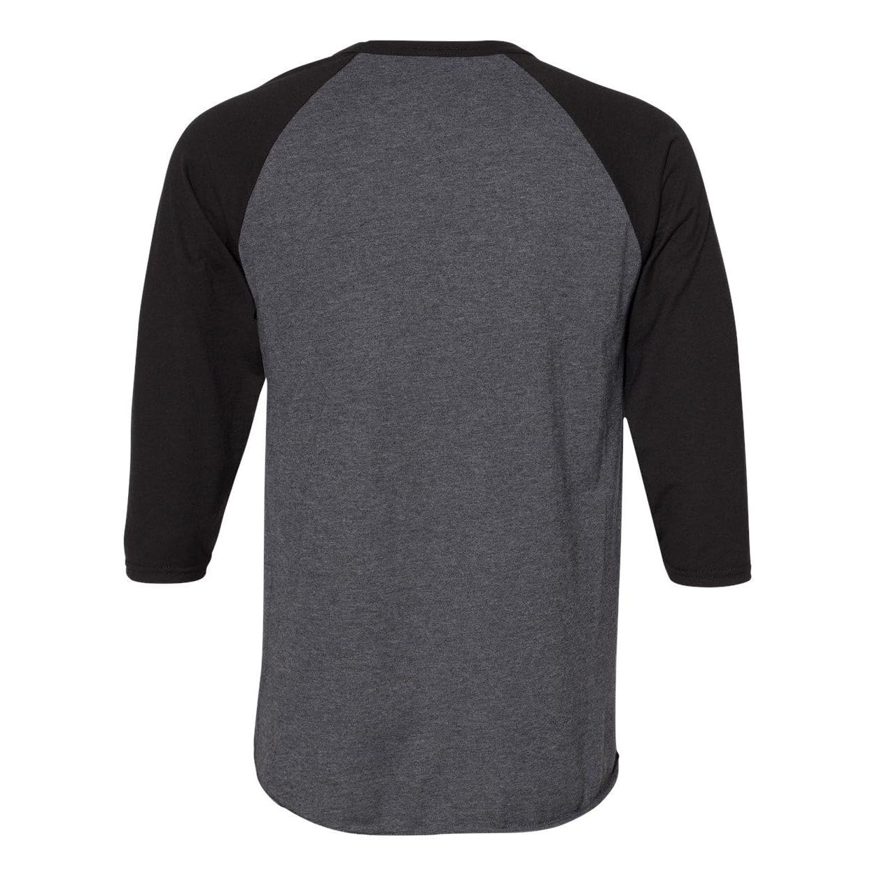 Unisex Premium Blend Ring-Spun 34 Sleeve Raglan T-Shirt - WHITE cHAR HTHR - 3XL(D0102H7M022)