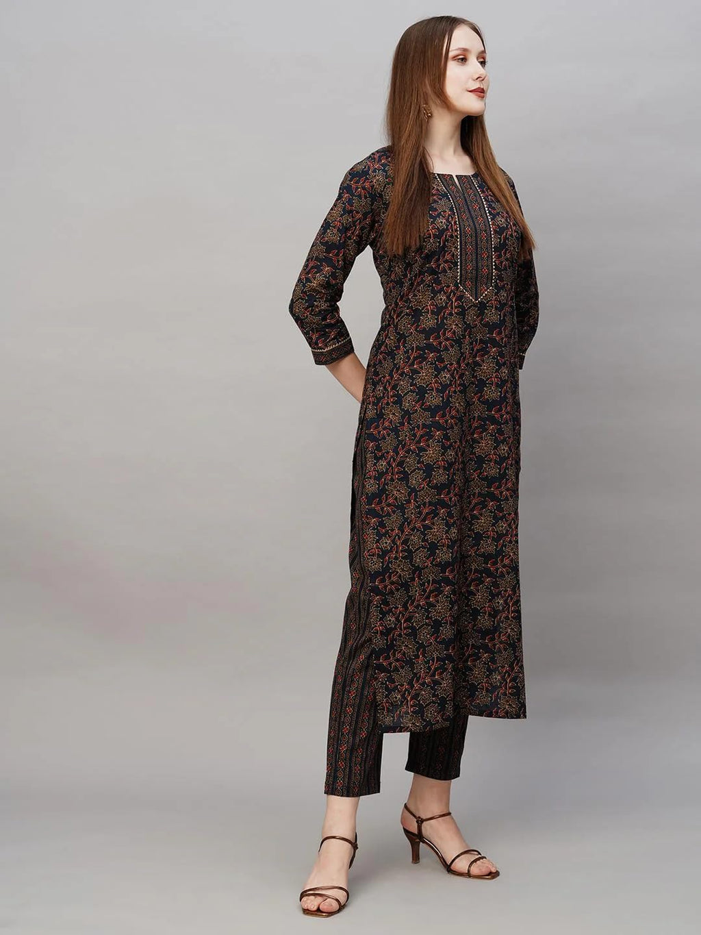 Wedani Cotton Digital Printed Kurta Set For Women