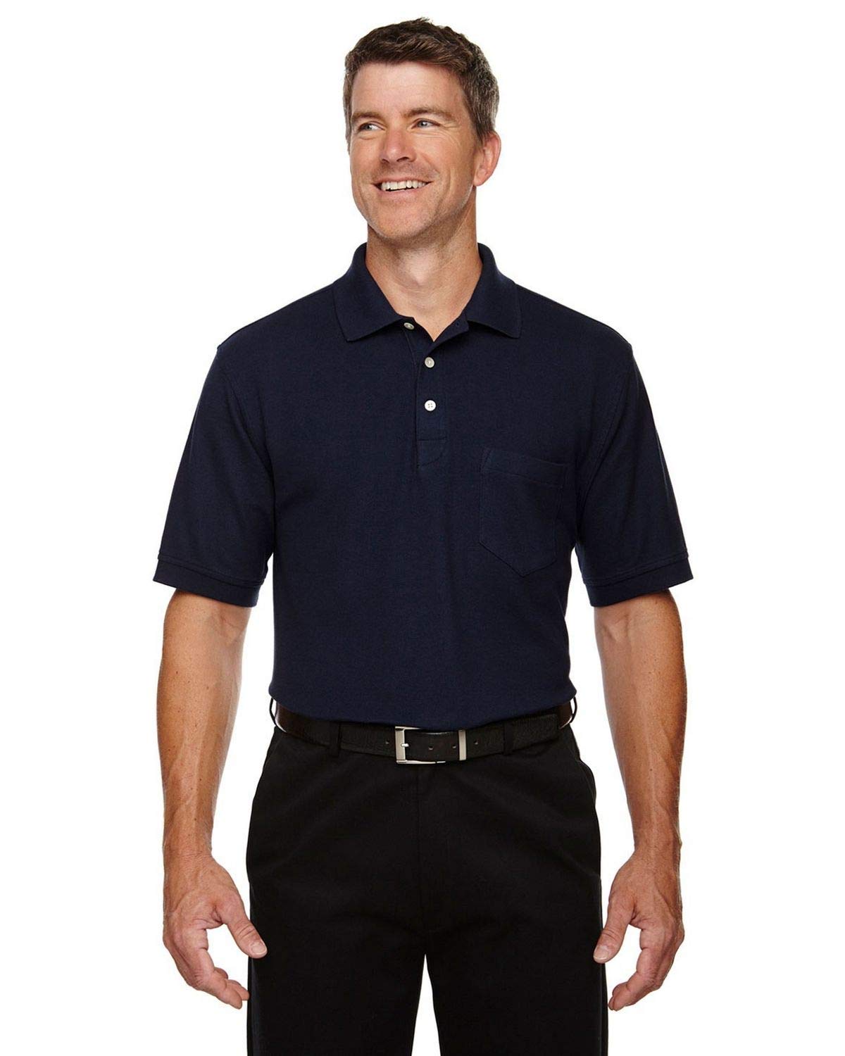 Mens DRYTEc20Performance Pocket Polo - gRAPHITE - S(D0102H76T36)