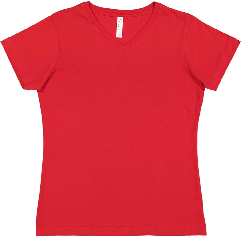 Ladies V-Neck Fine Jersey T-Shirt - BLAcK - S(D0102HI3UcY)