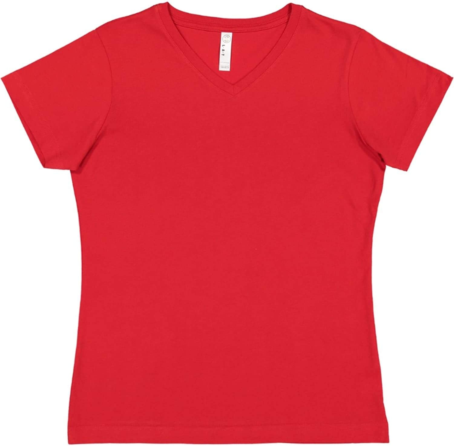 Ladies V-Neck Fine Jersey T-Shirt - BLAcK - S(D0102HI3UcY)