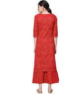 Ishin Cotton Women'S Regular Kurta