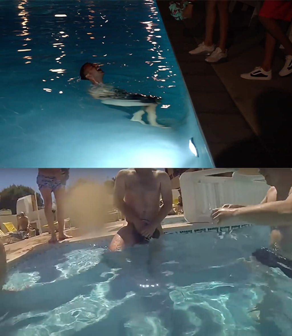 Dissolving Swim Trunks Birthday Prank Funny Bachelor Beach Party Gift for Your Bro Lose his Swim Shorts in The Swimming Pool