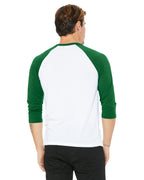 Unisex 34-Sleeve Baseball T-Shirt - gRY cHR BLK TRB - S(D0102H7WgL8)