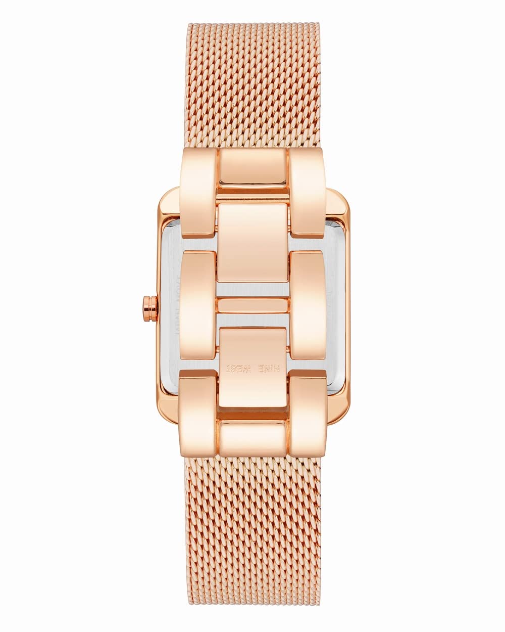 Nine West Women's Japanese Quartz Dress Watch with Stainless Steel Strap, Rose Gold, 18 (Model: NW/2090RGRG)