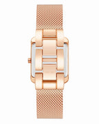 Nine West Women's Japanese Quartz Dress Watch with Stainless Steel Strap, Rose Gold, 18 (Model: NW/2090RGRG)