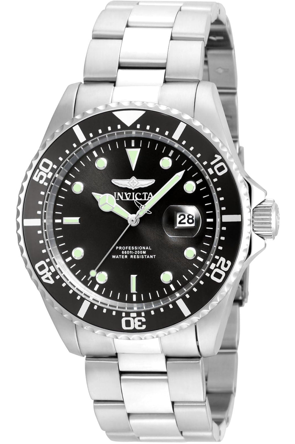 Invicta Men's 'Pro Diver' Quartz Stainless Steel Casual Watch (Model: 22047)