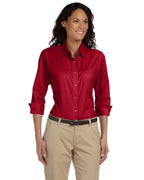 Ladies Perfect Fit34-Sleeve Stretch Poplin Blouse - LIME - S(D0102H7YE22)