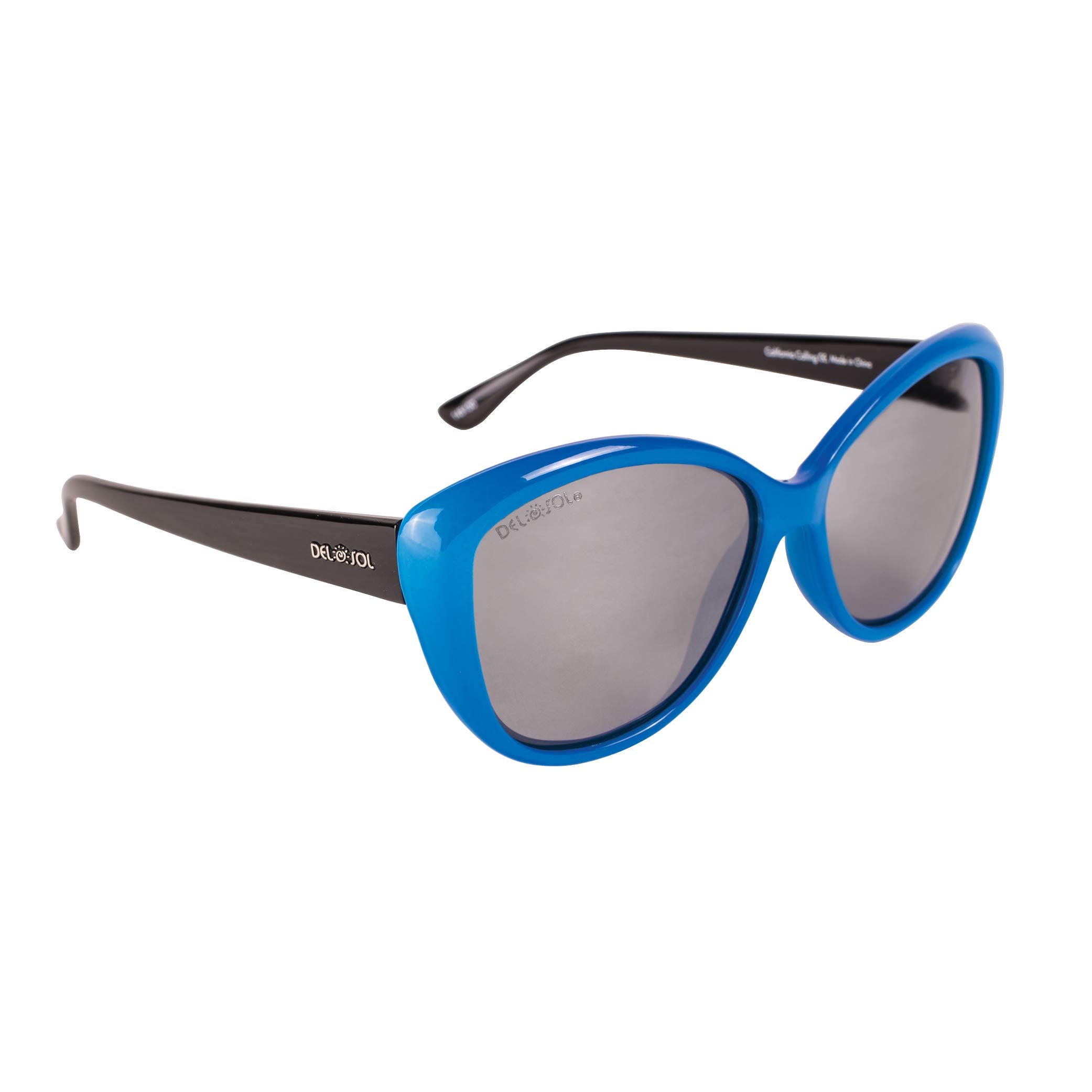 Solize California Calling - White-Blue by DelSol for Unisex - 1 Pc Sunglasses