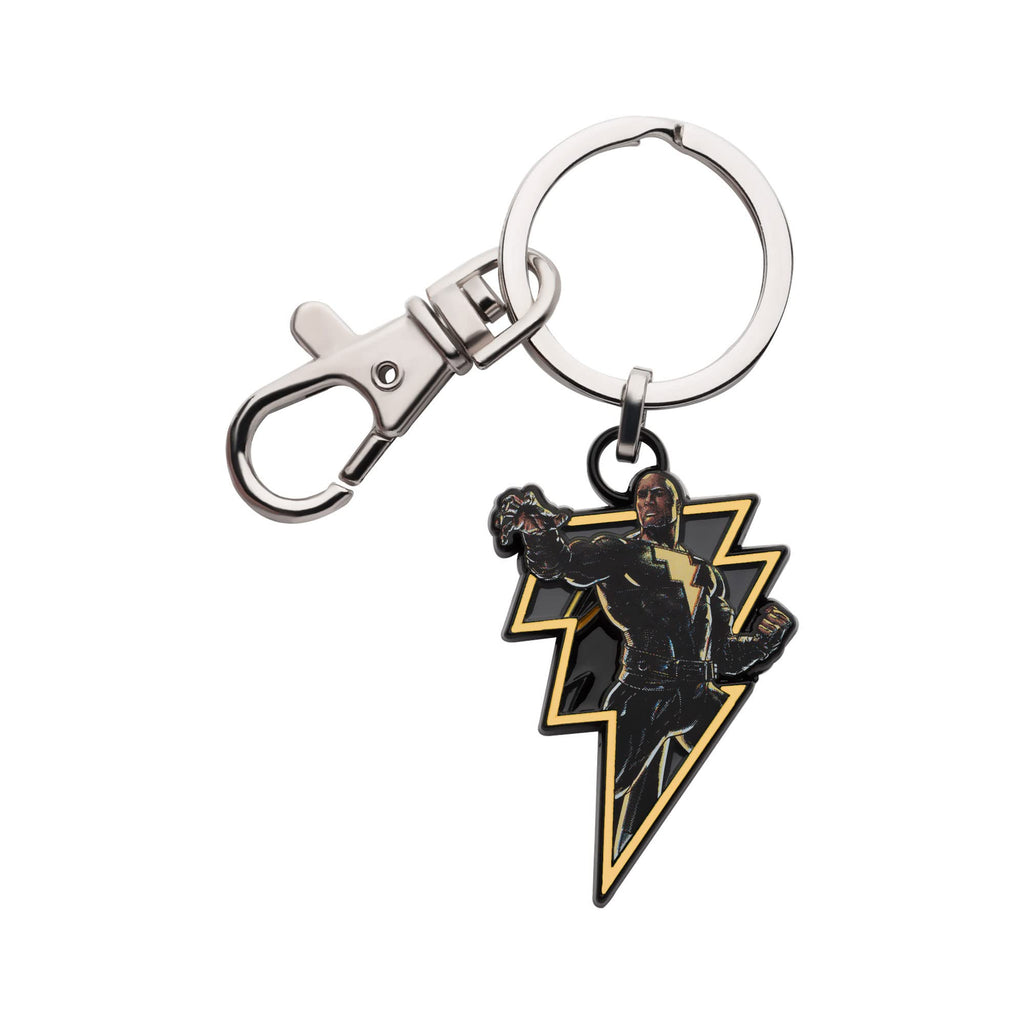 Dc Black Adam Lightning Bolt Pendant Keychain