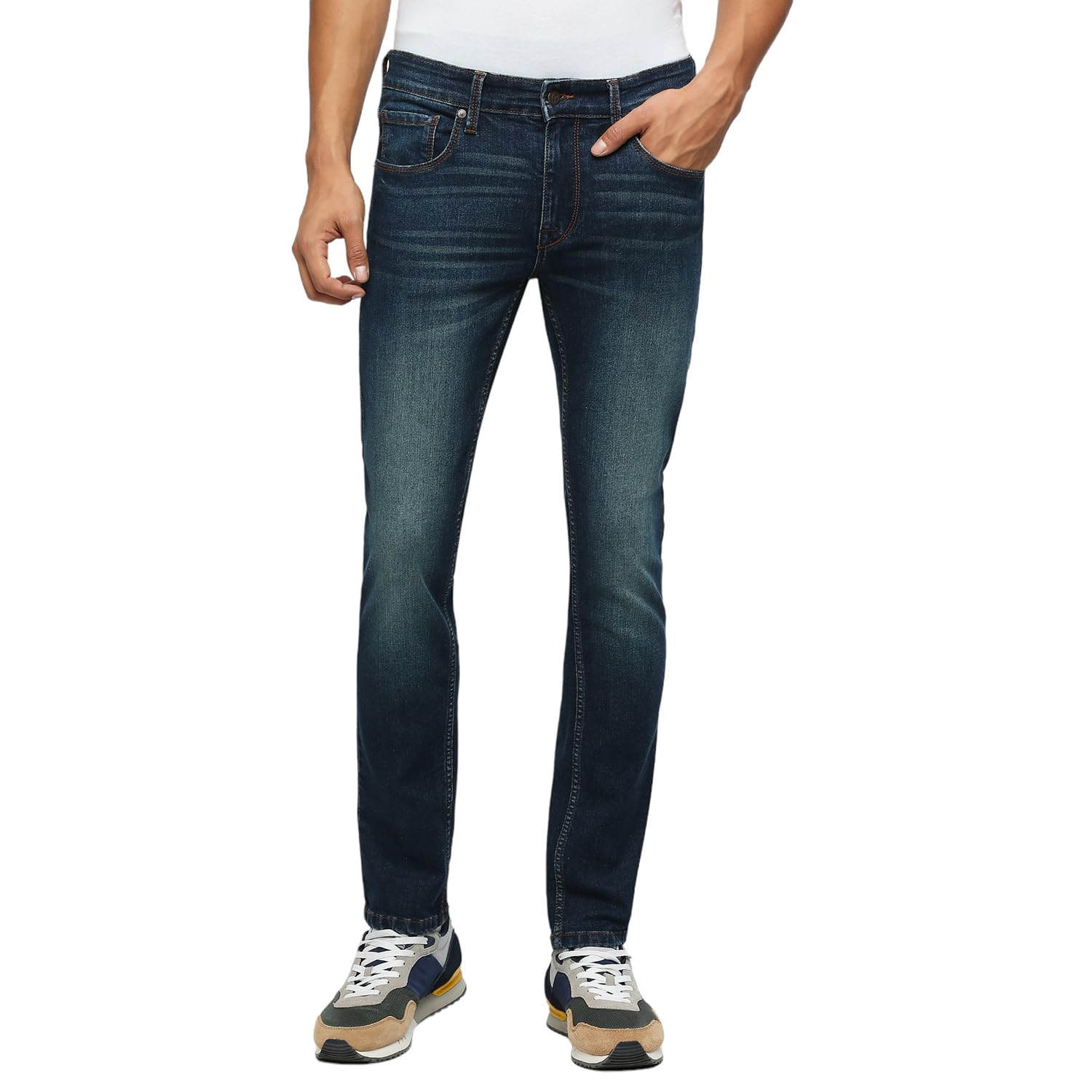 Pepe Jeans MenS Slim Jeans (Pm207427S641_Green Used_Blue