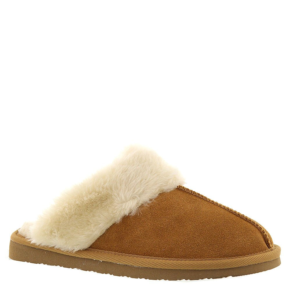 Minnetonka Women's Chesney Scuff Flat,Cinnamon,11 M US
