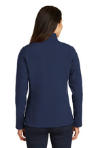 Port Authority Ladies Core Soft Shell Jacket L Dress Blue Navy
