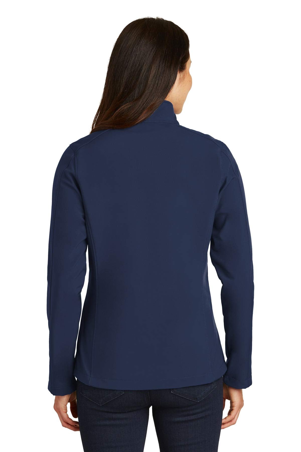 Port Authority Ladies Core Soft Shell Jacket L Dress Blue Navy