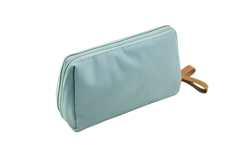 Kososuru Small Makeup Bag for Purse Portable Waterproof Cosmetic Bag Travel Makeup Pouch for Women (Sky blue, Square)