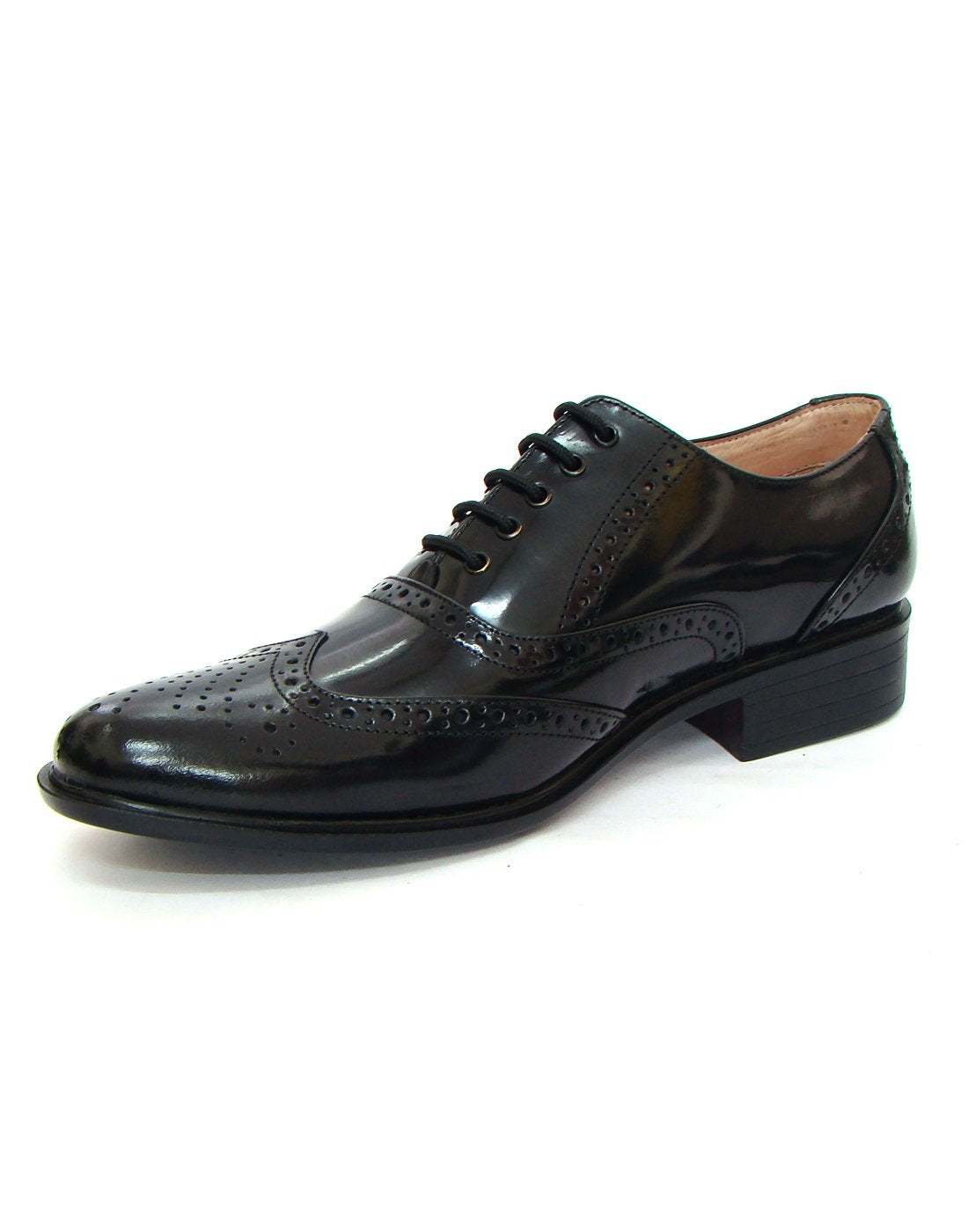 ASM Calf Leather Black Formal Shoes with Laces (6) 6