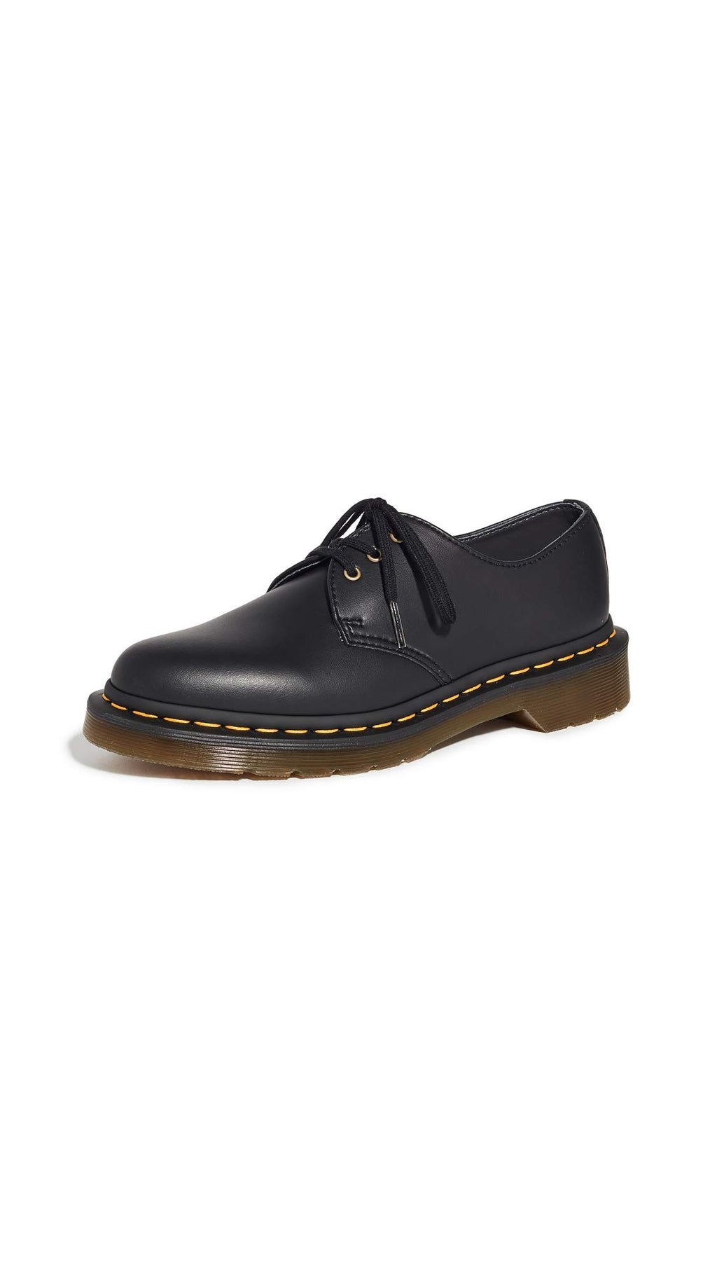 Dr. Martens Unisex Vegan 1461 Oxford Shoe, Black Felix Rub Off, 10 Women/9 Men