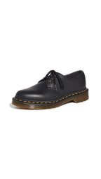 Dr. Martens Unisex Vegan 1461 Oxford Shoe, Black Felix Rub Off, 10 Women/9 Men