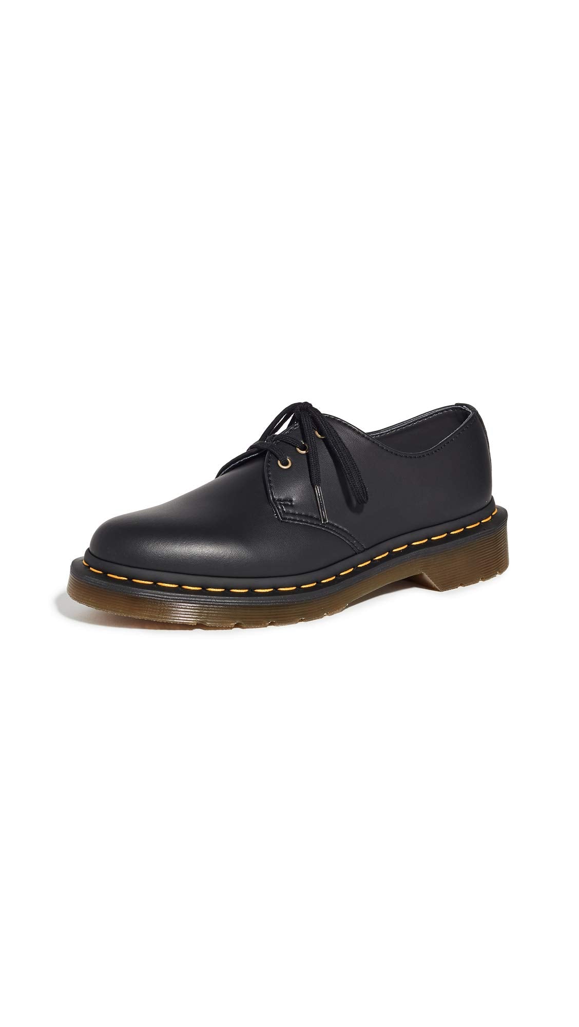 Dr. Martens Unisex Vegan 1461 Oxford Shoe, Black Felix Rub Off, 10 Women/9 Men