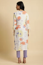 W For Woman Women'S Rayon Floral Kurta & Slim Pant