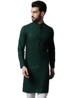 Jompers Mens Embroidered Sequinned Kurta