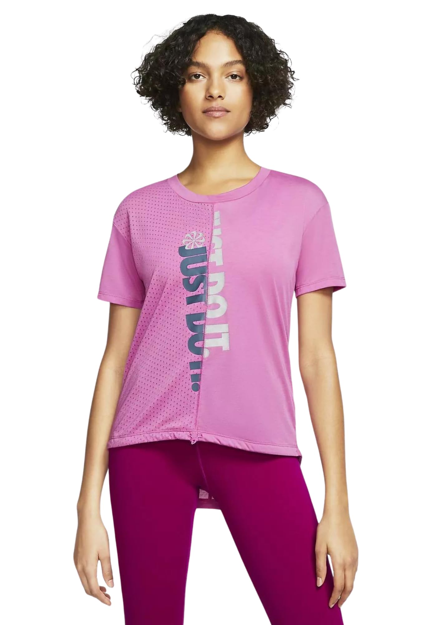 Nike Plain Regular Fit Women Novelty T-Shirts