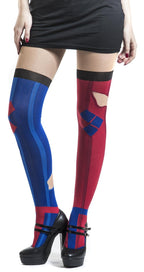 DC Comics Harley Quinn Women's Sheer Costume Tights