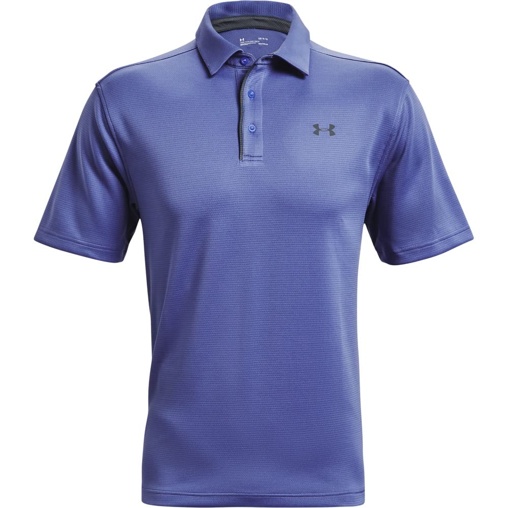Under Armour Men's Tech Golf Polo, Starlight (561)/Pitch Gray, Medium