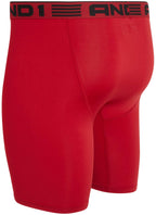 AND1 Men's Underwear Boxer Briefs - 6 Pack Performance Stretch Long Leg Compression Boxers for Men with Contour Pouch (S-3XL), S