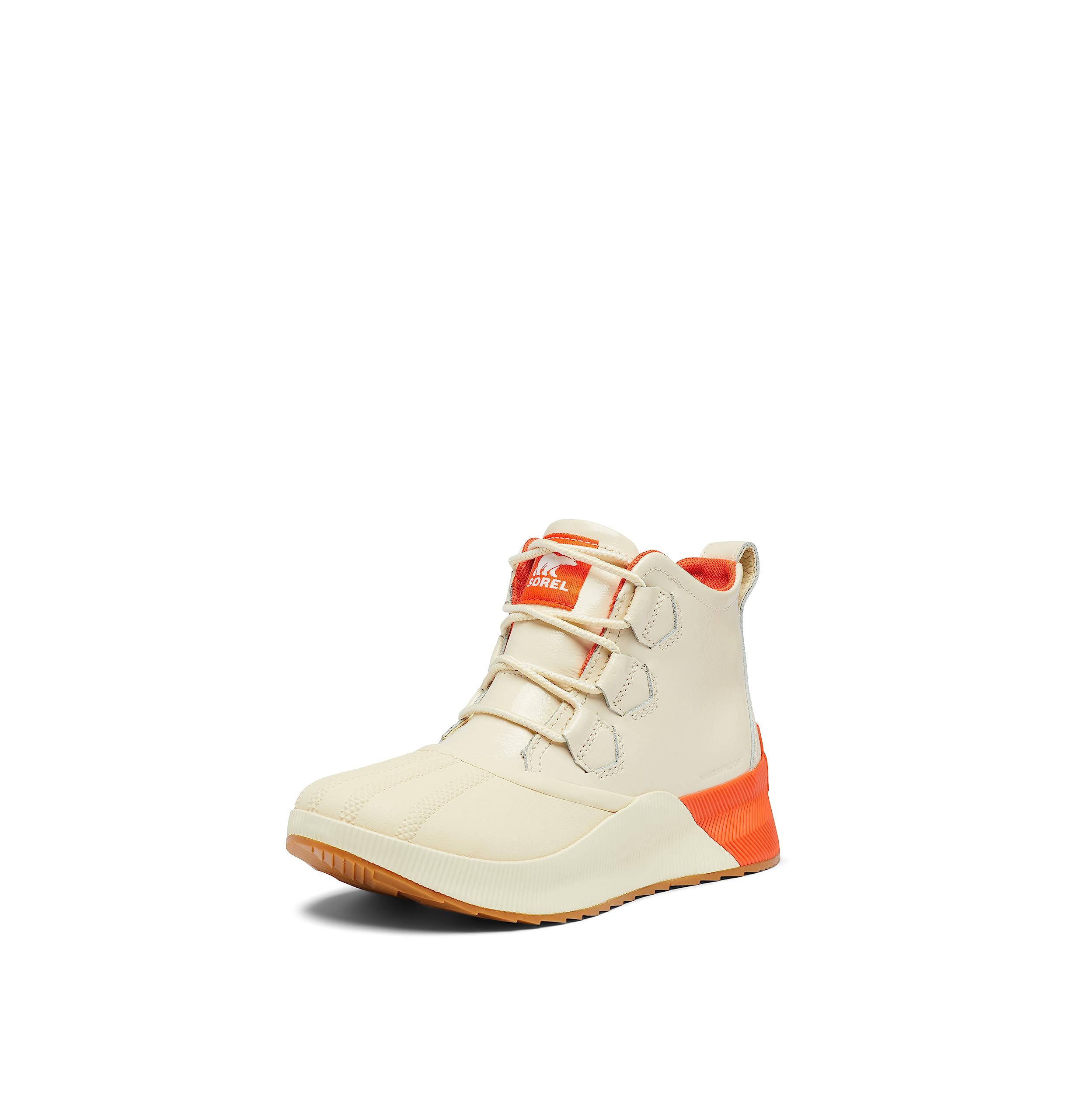 Sorel Women's Out N About III Classic Waterproof Boots - Bleached Ceramic, Optimized Orange - Size 7.5