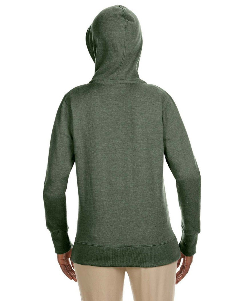 Ladies OrganicRecycled Heathered Fleece Full-Zip Hooded Sweatshirt - cHARcOAL - S(D0102H7ZQEJ)