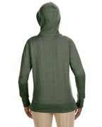 Ladies OrganicRecycled Heathered Fleece Full-Zip Hooded Sweatshirt - cHARcOAL - S(D0102H7ZQEJ)