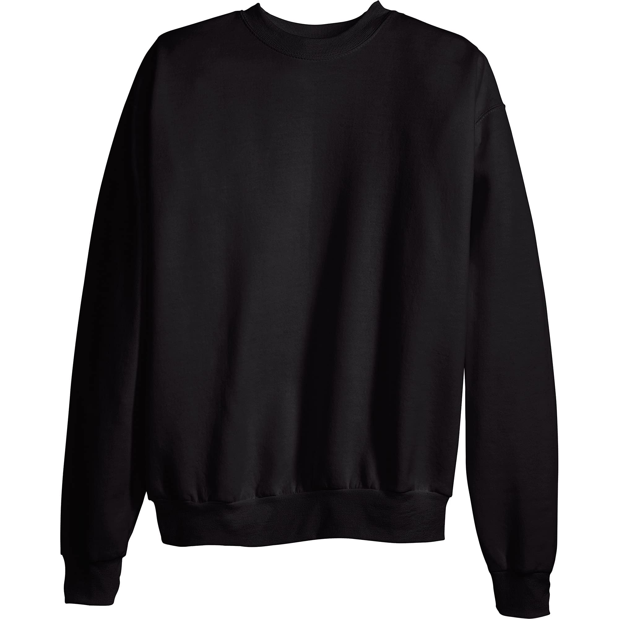 Hanes Men's EcoSmart Sweatshirt, Black, 5XL