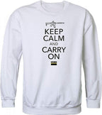 Graphic Crewneck, Carry On, White, 2X
