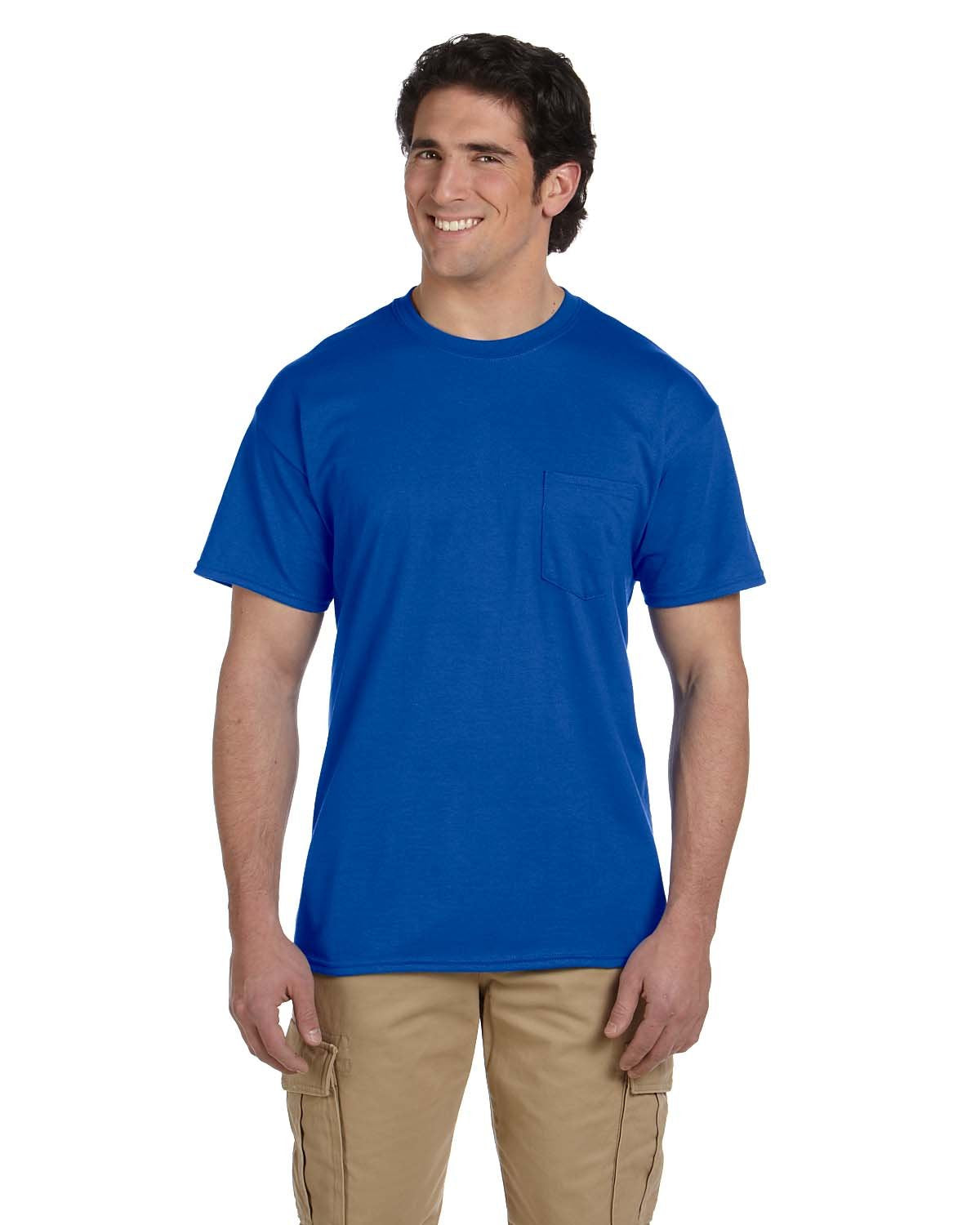 Gildan DryBlend 50 Cotton/50 Poly Pocket T-Shirt 8300